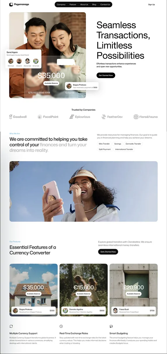 Pagemanage Finance